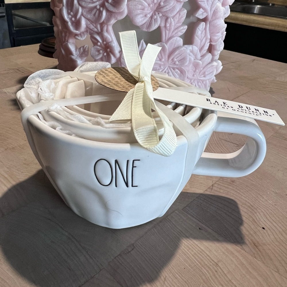 *BRAND NEW* Rae Dunn Artisan Collection White Measuring Cups